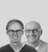 Portrait von Dr. Frank Kistler und ZT Stephan Adler, Praxis Bayer & Kollegen in Landsberg am Lech