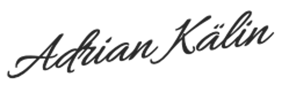 Unterschrift von Adrian Kälin