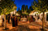 Patio andaluz preparado para la ceremonia