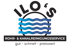 ILO'S Rohr- & Kanalreinigungsservice Logo mit blauen Wellen und Text: gut - schnell - preiswert.