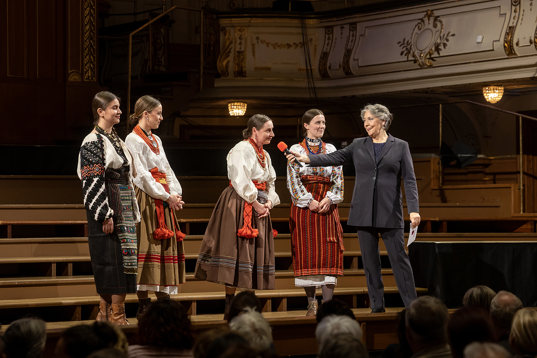 FAJNA Folklore Labor from Ukraine at the opening concert in the Stefaniensaal, Voices of Spirit 2026, Graz
