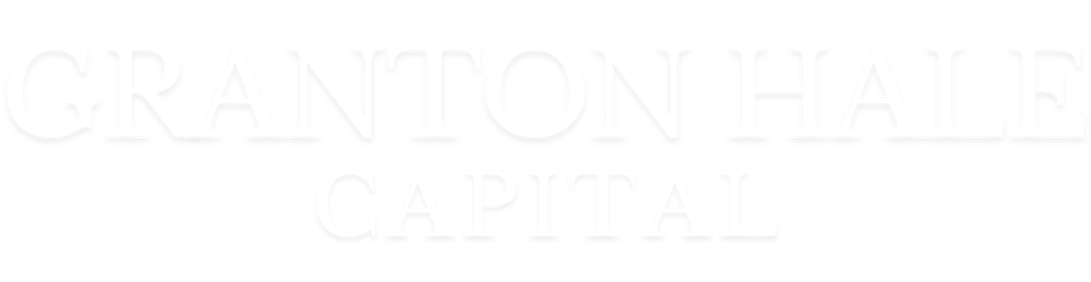 "GRANTON HALE CAPITAL" in white serif font on a dark green background.