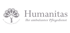 Logo von Humanitas Ihr ambulanter Pflegedienst mit einem stilisierten Baum-Symbol auf schwarzem Hintergrund.
