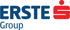 Logo der Erste Group mit blauem "ERSTE Group"-Schriftzug und rotem Sparkassen-S-Symbol.