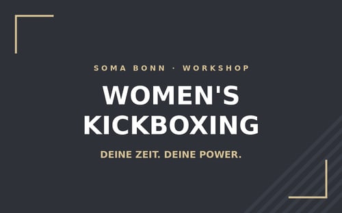 Women's Kickboxing bei SOMA Bonn – Deine Zeit. Deine Power.