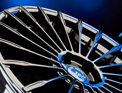 TEC Speedwheels Alufelge in Nahaufnahme