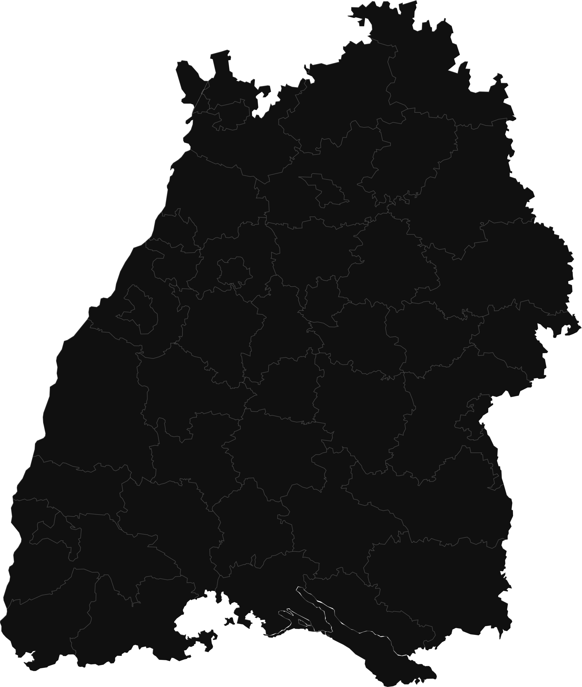 Karte Baden-Wuerttemberg
