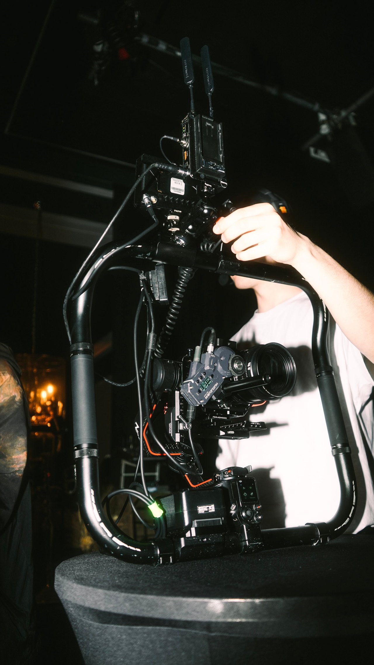 Kamera auf Gimbal