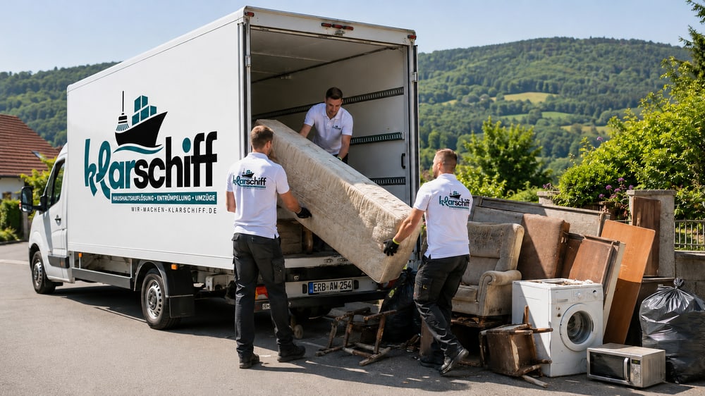 KI-generiertes Symbolbild zu Sperrmüll und Räumungen