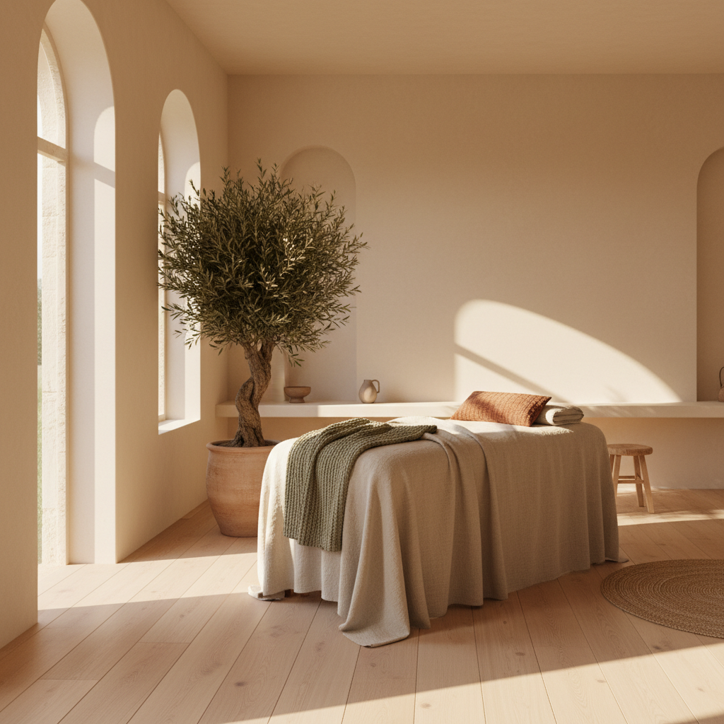 Sunlit interior of a restored old villa used as -ebb82375-beed-4060-973e-1173dd9245d2.png
