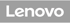 Lenovo-Logo mit weißem Text auf schwarzem Hintergrund.