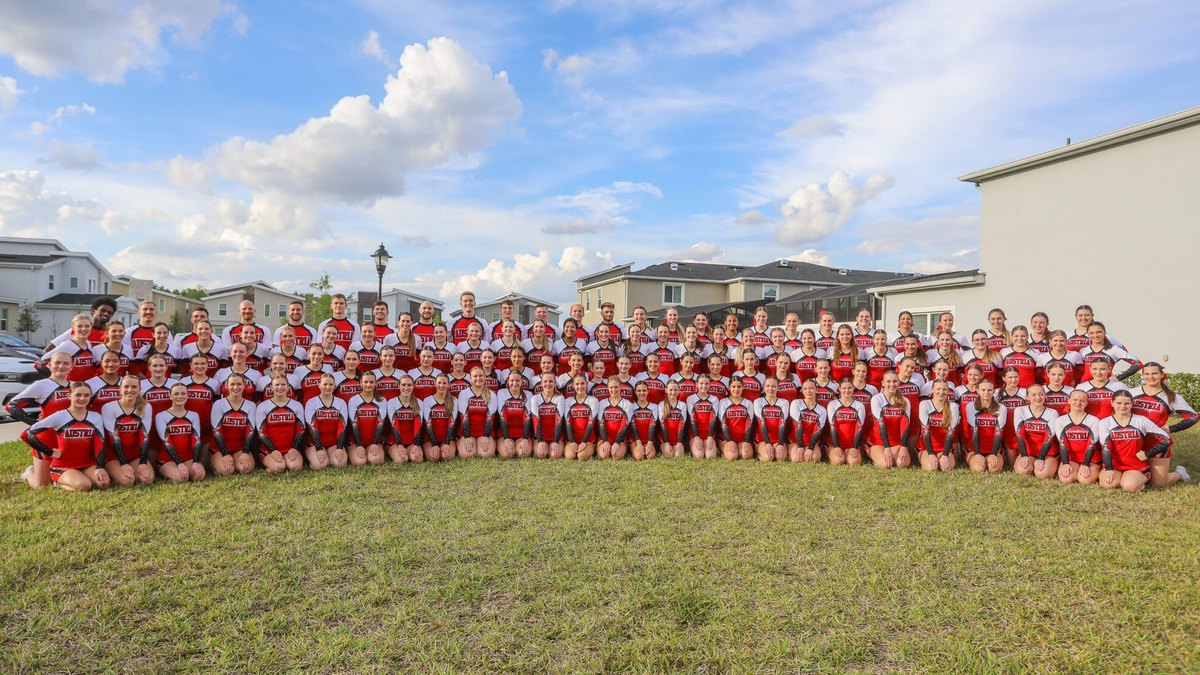 Gruppenfoto des Österreichischen Cheersport Nationalteams