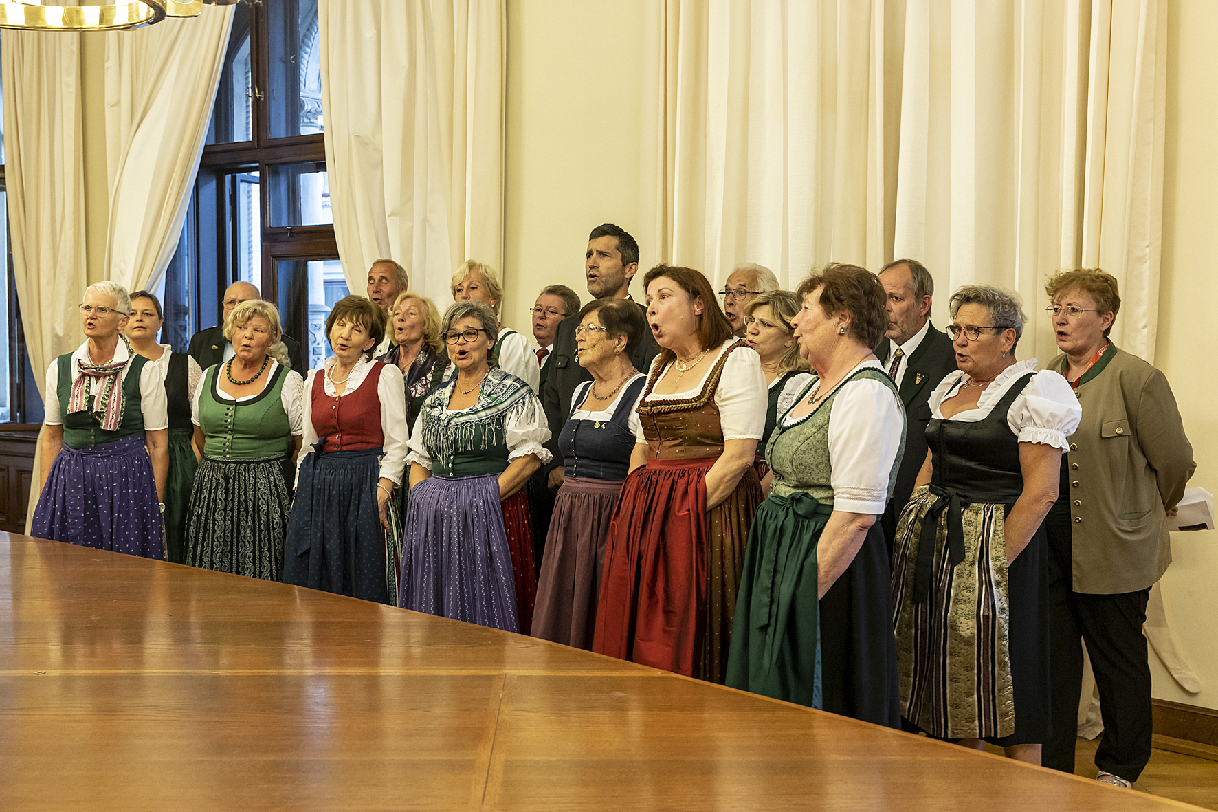 Singverein Anger performing at the Rathaus Graz, Voices of Spirit 2022, Graz
