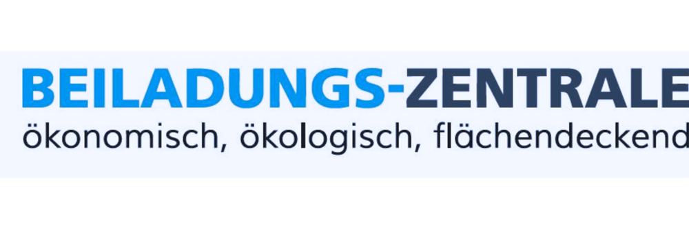 Beiladungs-Zentrale: ökonomisch, ökologisch, flächendeckend