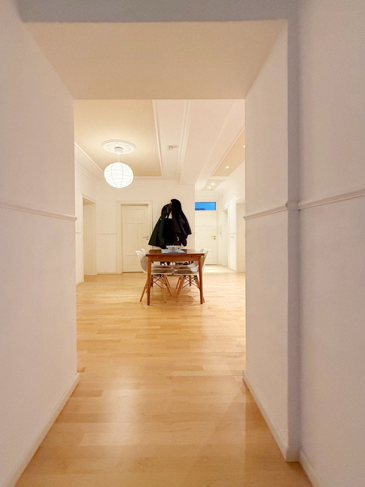 Blick in die Wohndiele im Ist-Zustand