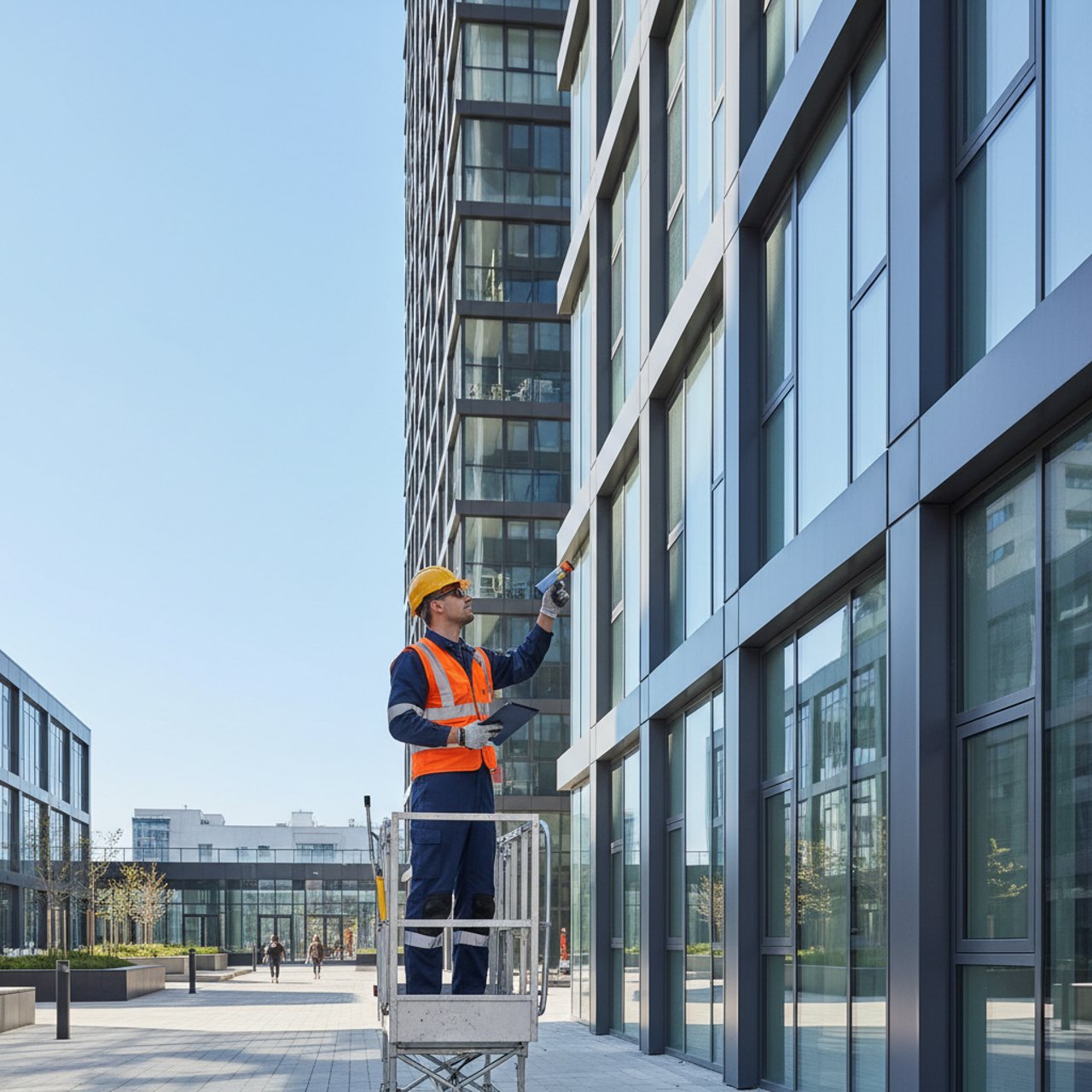 Professioneller Hausmeisterservice für eine Gewerbeimmobilie durch die AL-Reinigung GmbH in Heidelberg