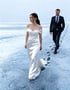 Hybride AI-Produktion mit echtem Model in Hochzeitsszene