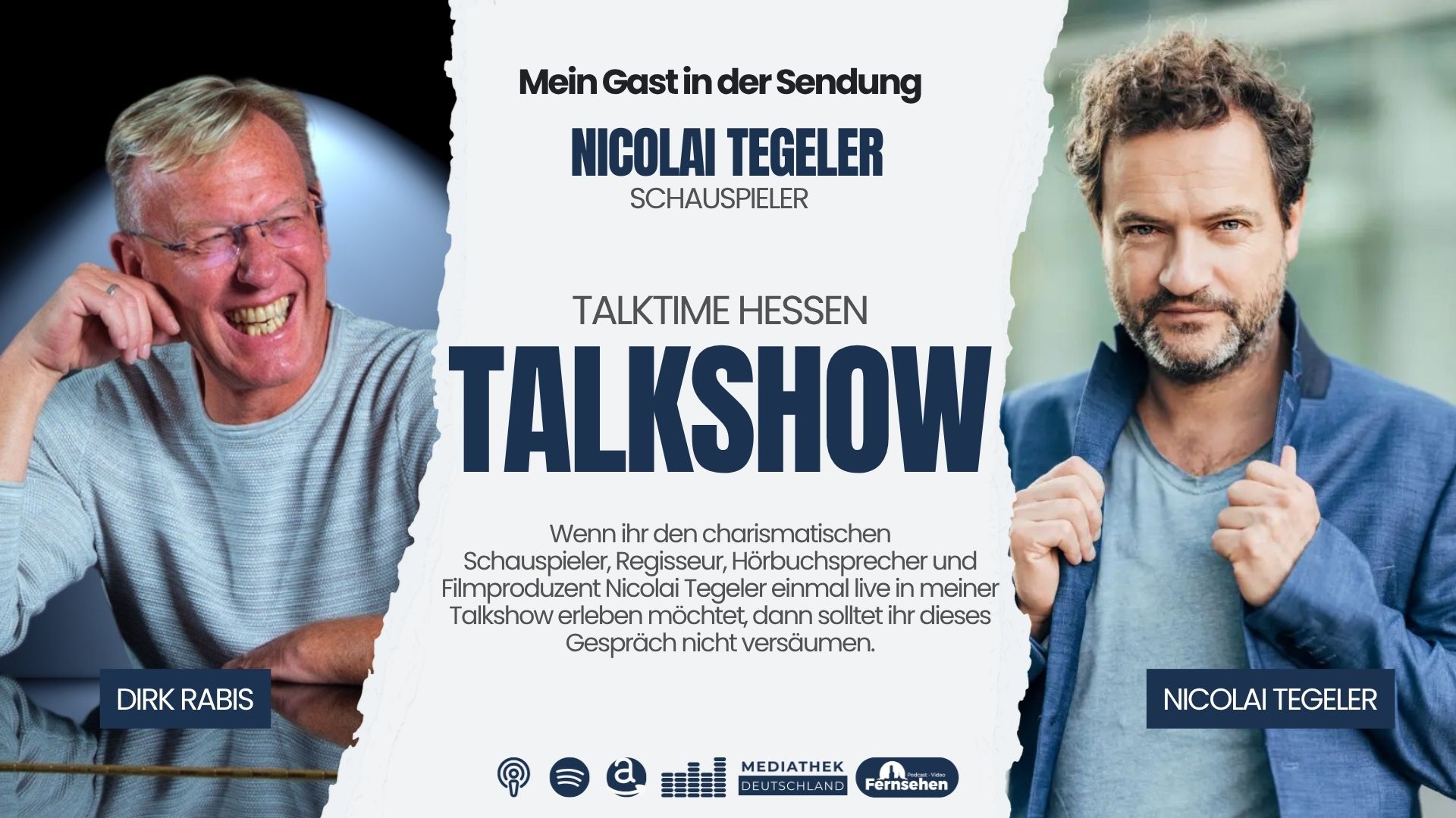 Live-Talk mit Schauspieler Nicolai Tegeler