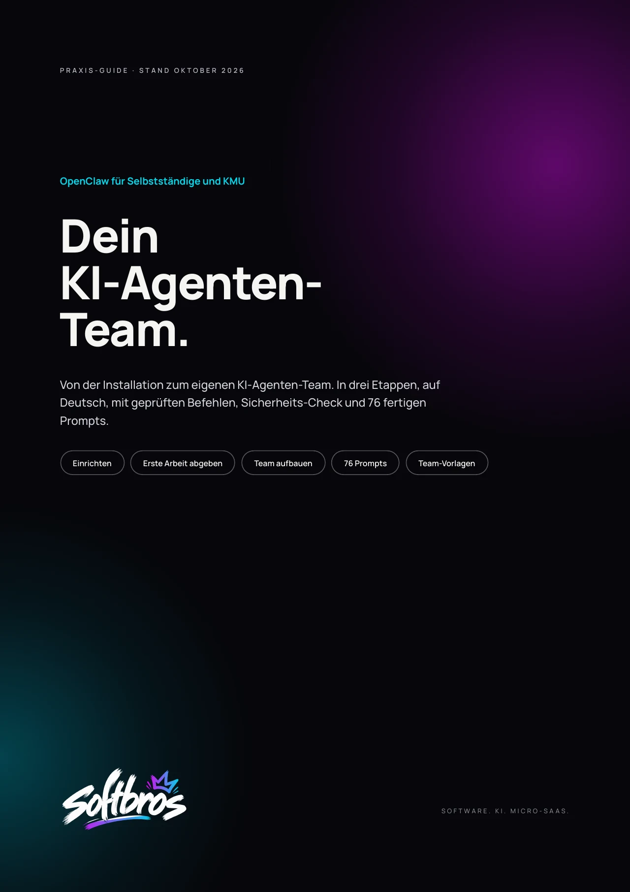 OpenClaw Praxis-Guide als 3D-Buch – Lieferung als PDF