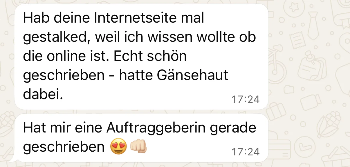 Nach dem Umzug