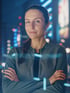 KI generiertes Bild - Portrait von Denitsa Angelova | angelova.de | KI Automatisierungen für Unternehmen