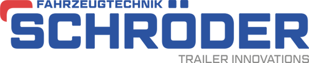 Logo von SCHRÖDER FAHRZEUGTECHNIK und TRAILER INNOVATIONS auf hellgrauem Hintergrund.