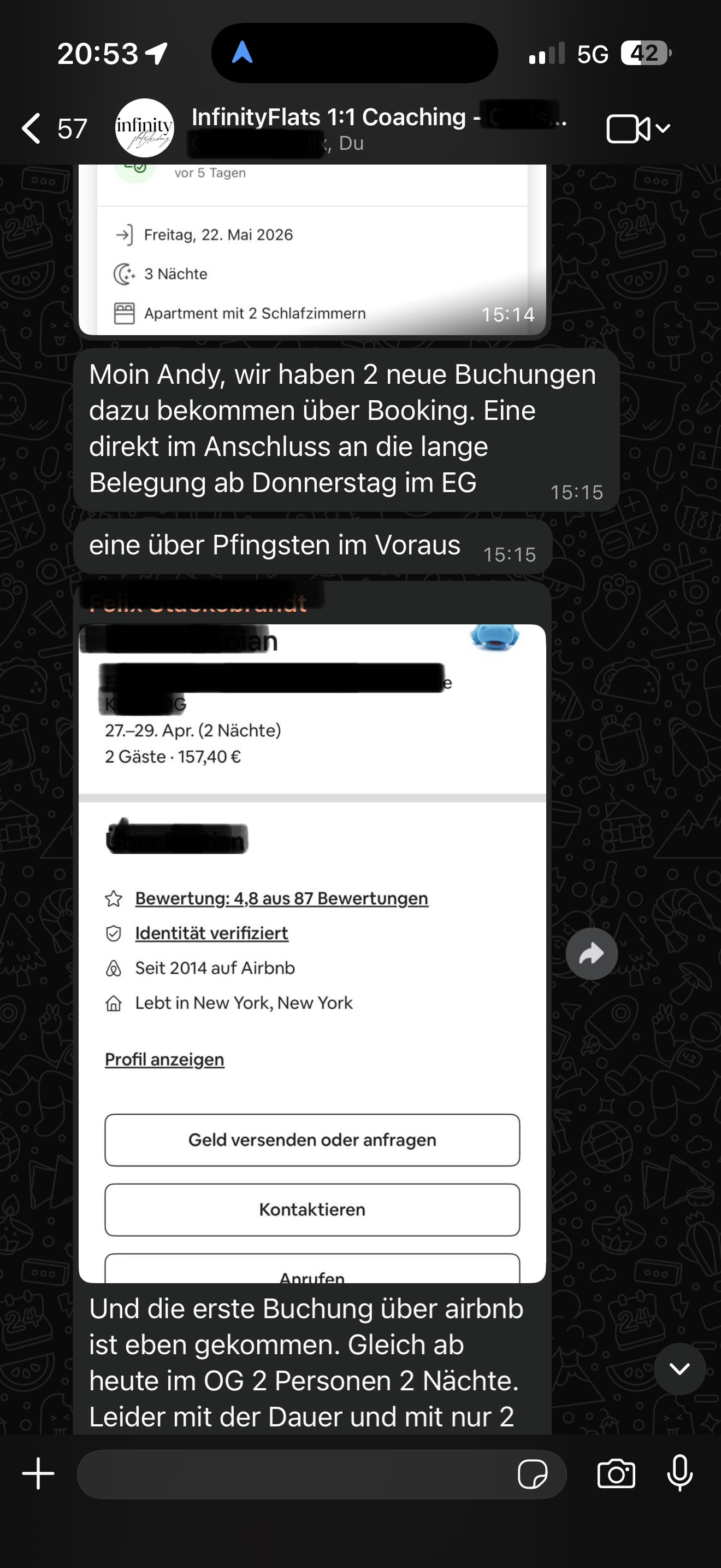 Mehrere Buchungen parallel – 4,8★ aus 87 Bewertungen