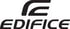 Schwarzes Edifice-Logo mit stilisiertem E-Symbol darüber.