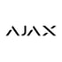 Schwarzes AJAX Logo auf weißem Hintergrund.