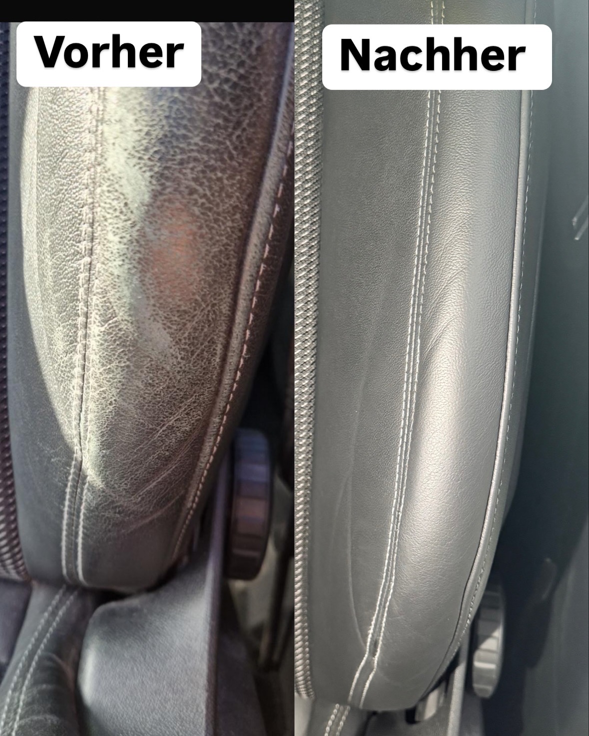 Lederreparatur bei NBK detailing in Kehl