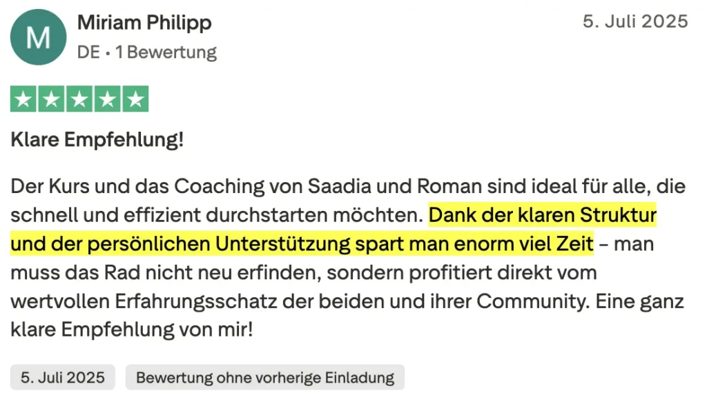 Kundenbewertung