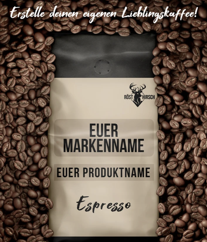 Dein eigenes Design auf unserem Kaffee / ab 100 Stk.