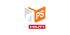 Logo mit grauer Wiedergabetaste, orangefarbenem Ordner, Text "4 PS" und "by Hilti".