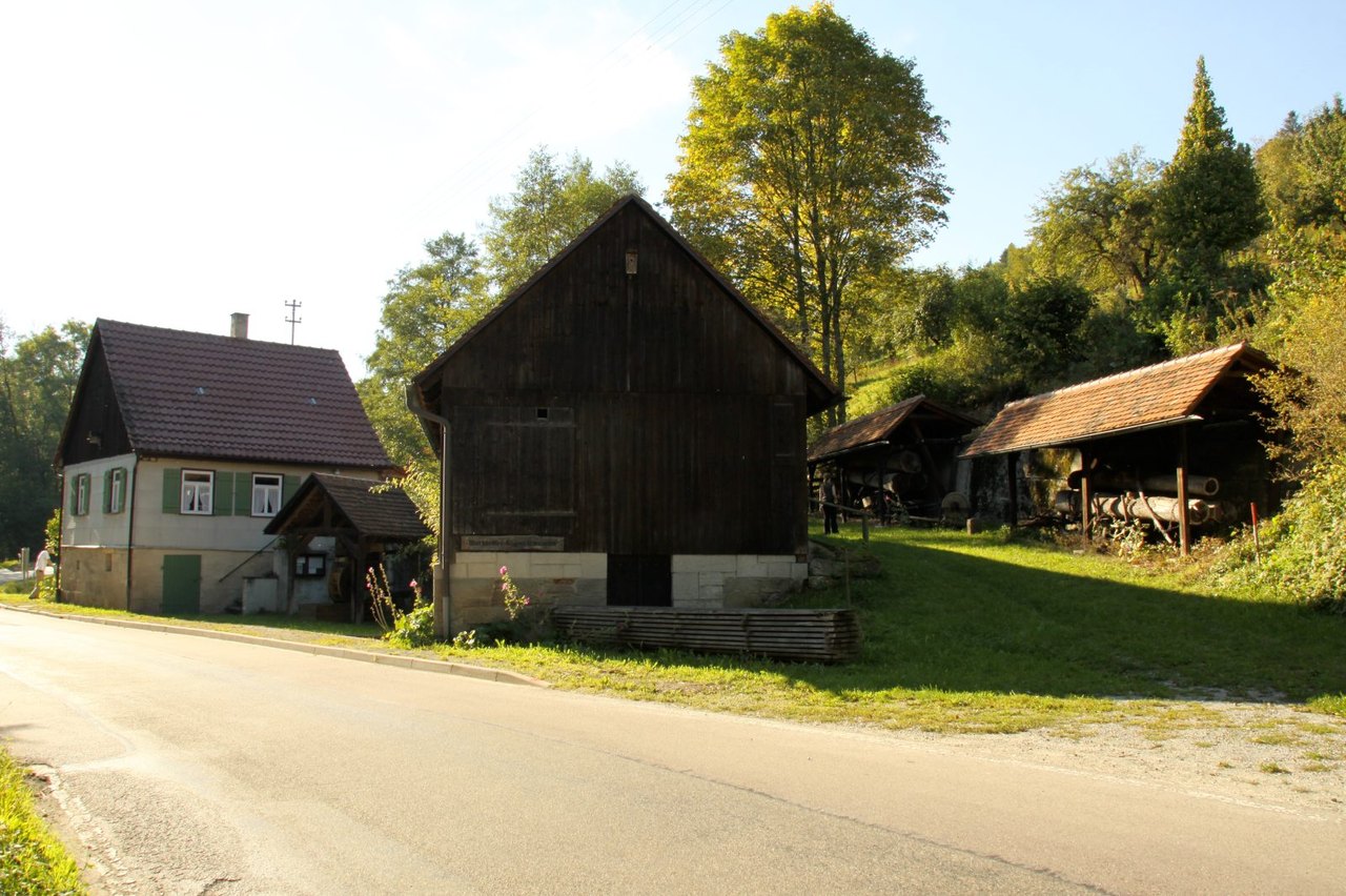 Historische Sägmühle des Sägmühlmuseums bei Oberrot