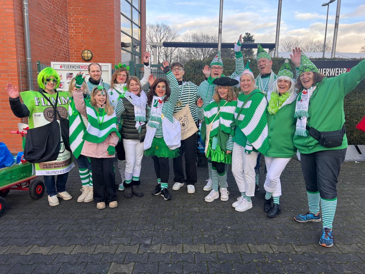 Foto: Teresa beim Karneval in Widdersdorf