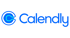 Calendly Logo mit einem blauen Kreis, der ein hellblaues "C" umschließt, und dem Wort "Calendly" in Blau.