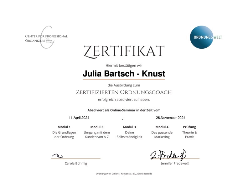 Zertifikat