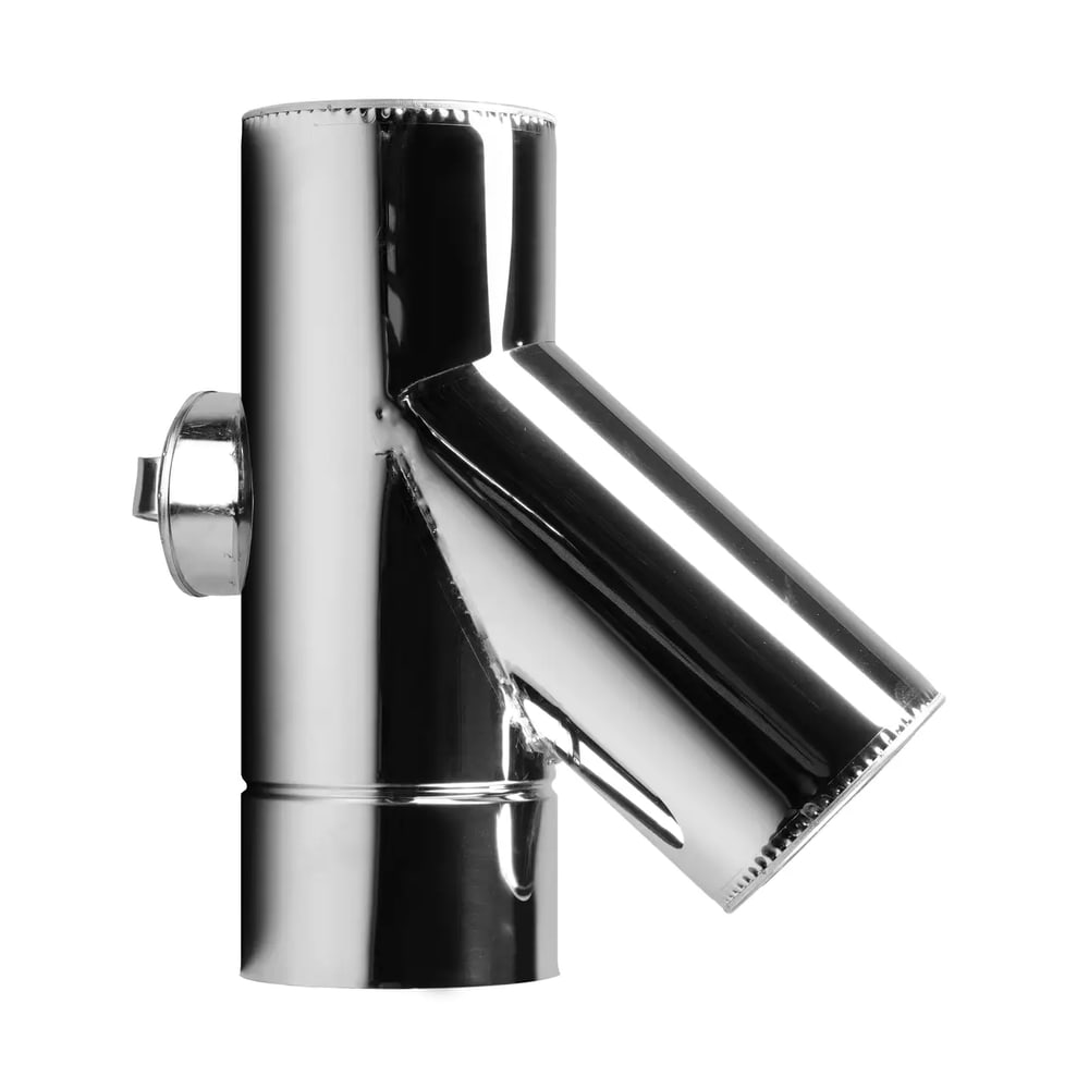 Занурювальний насос із нержавіючої сталі, чорним кабелем та блоком керування на білому фоні.