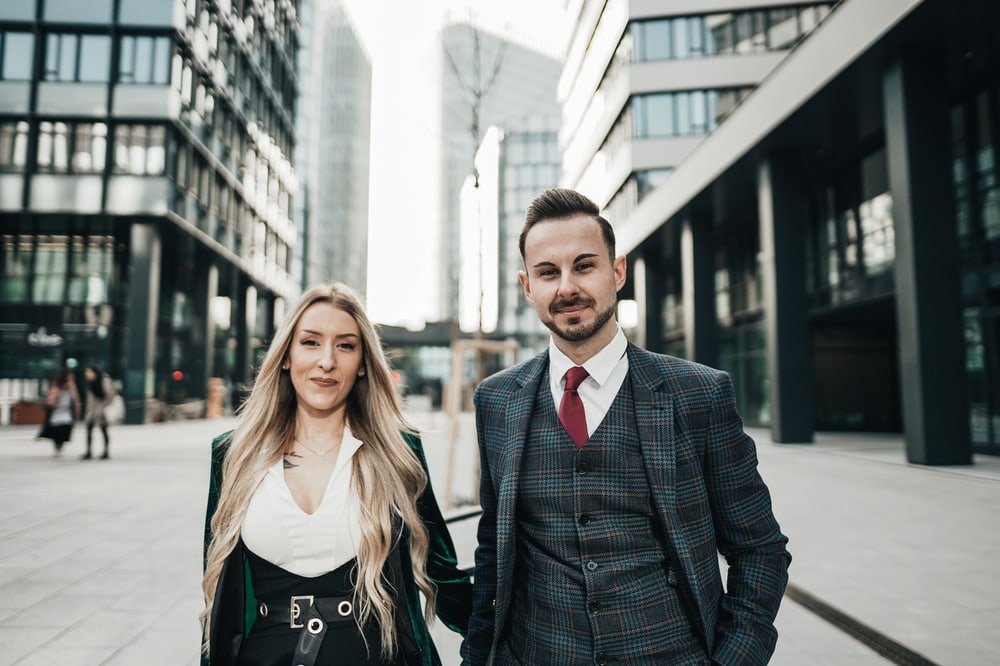 Ines Thurner und Arnold Abraham unterwegs