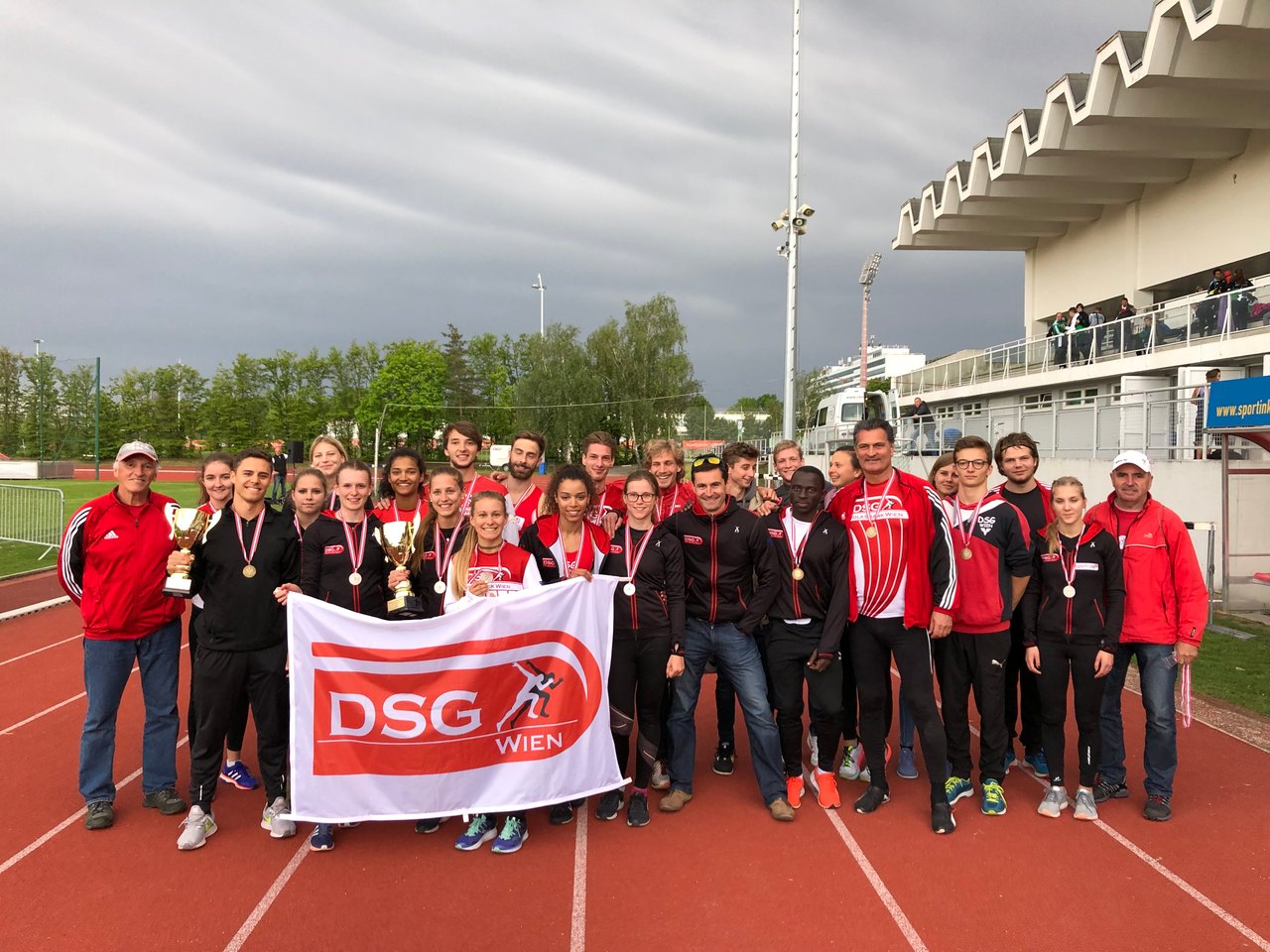 Das Team der DSG Wien bei den Österreichischen Vereinsmeisterschaften 2019