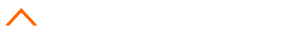 GAIGHER + PENN BEDACHUNGSFACHHANDEL Logo mit stilisiertem orangem Hausdach in weißem Quadrat.