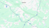 Landkarte von Bielefeld und Umgebung mit Autobahnen, Stadtteilen und einem blauen Standort-Symbol im Westen.