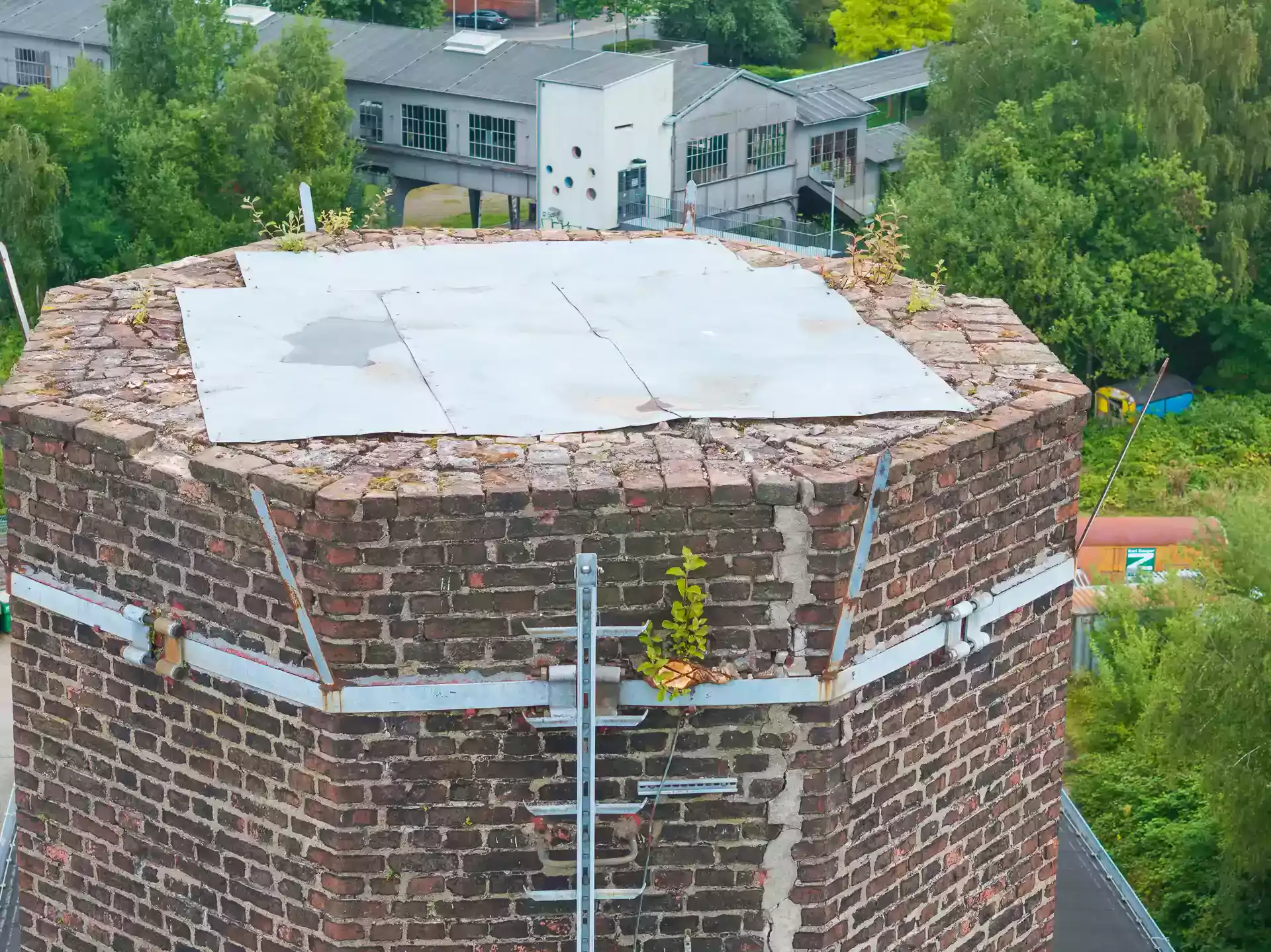 Drohne bei Inspektion