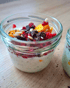 High-Protein-Dessert Vanille mit frischen Früchten