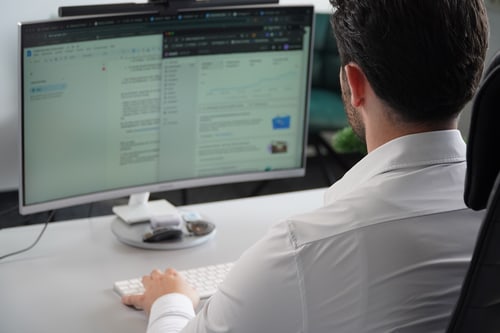 Arbeitsplatz im Büro