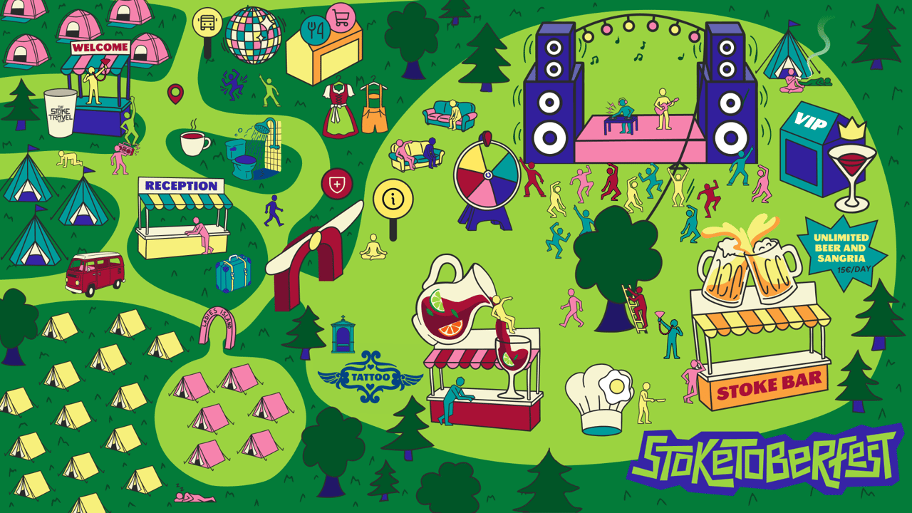 Lageplan des Festivalgel\u00e4ndes