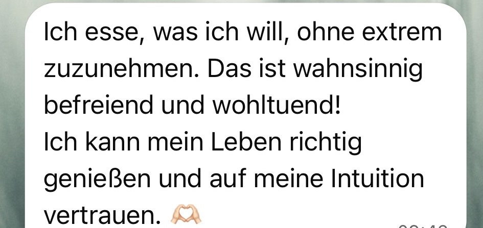 Feedback einer Kundin