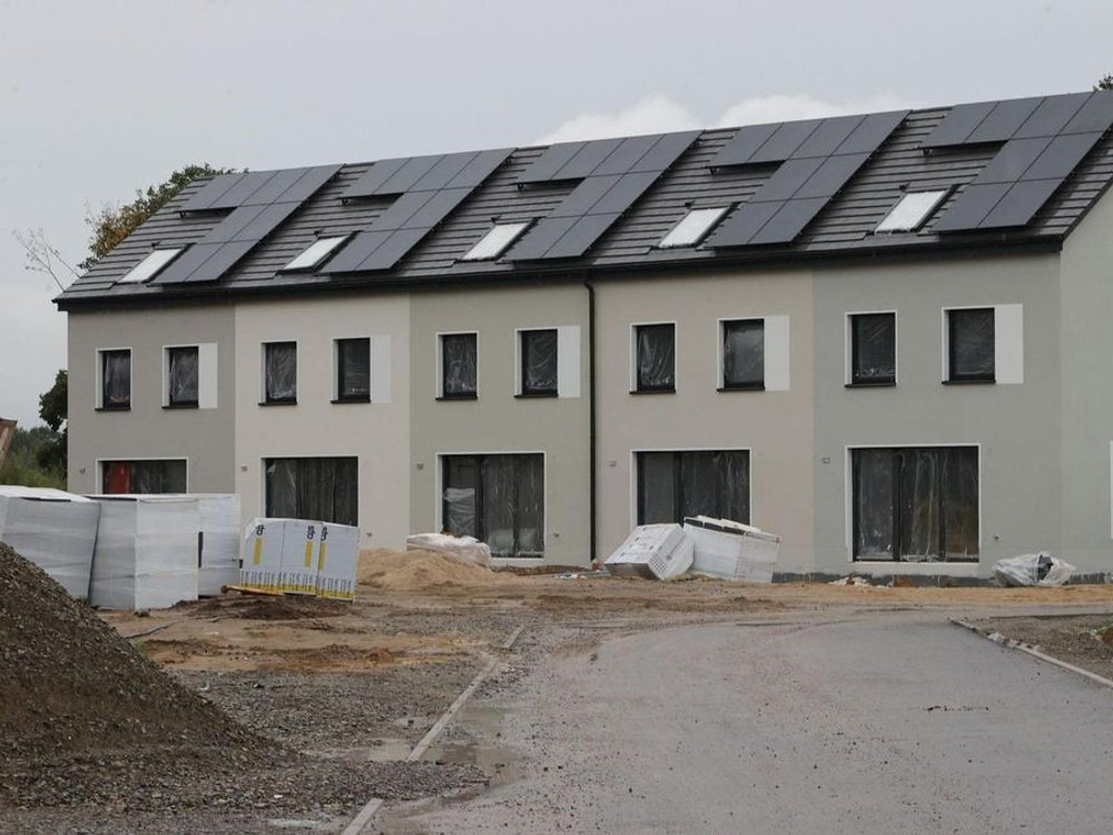 Rohbau der Wohnsiedlung Wolfsburg