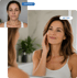 Radiant skin transformation with GLOW peptide therapy results.