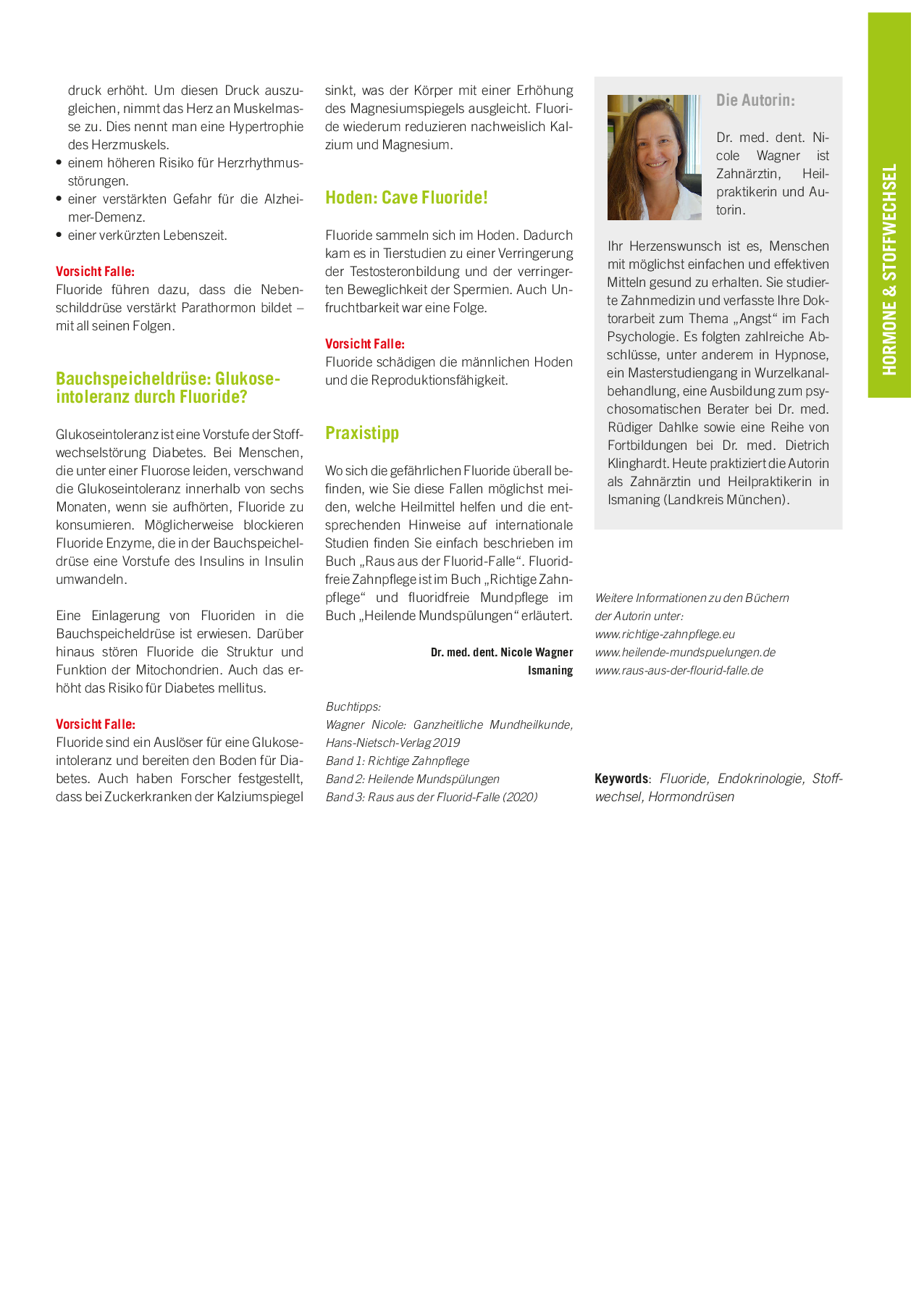 Fluoride und die Gefahr für die Hormondrüsen – Seite 3